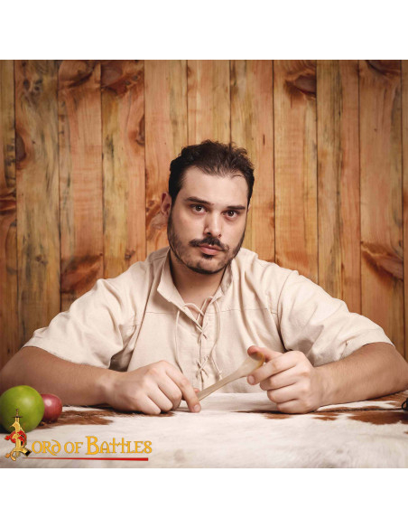 Sæt med 2 ægte hornskeer (12,7 cm.)