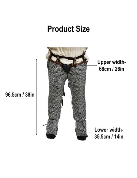 Milde stalen maliënkolders, geklonken...