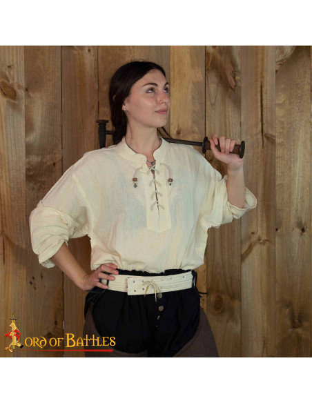 Cinturón medieval acolchado con...