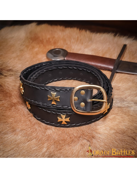 Middeleeuwse leren riem...