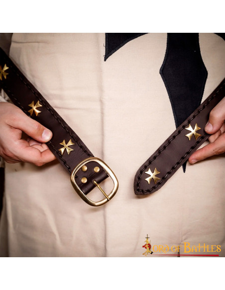 Mittelalterlicher Ledergürtel der...