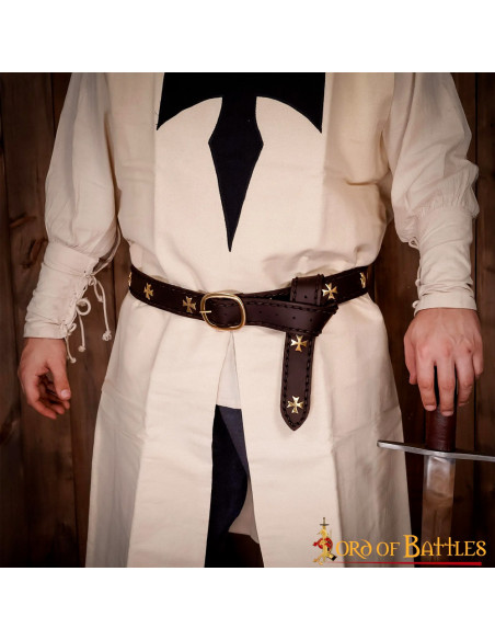 Mittelalterlicher Ledergürtel der...