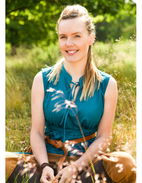 Medieval bluse model Levke i bomuld,...