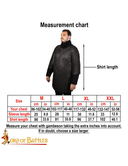 Cota de malla acero dulce modelo...
