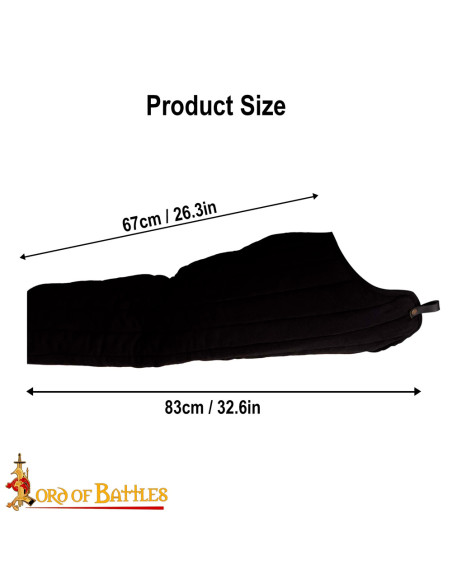 Middeleeuwse gewatteerde poten model...