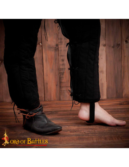 Middeleeuwse gewatteerde poten model...