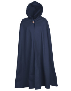 Capa medieval modelo Paul para niños, azul 2