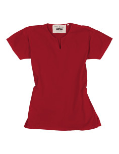 Middeleeuwse tuniek met korte mouwen Sigmund model, rood 2