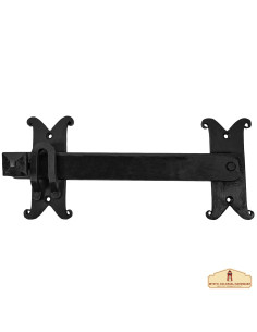 Mittelalterlicher schmiedeeiserner Türriegel (27,3 cm).