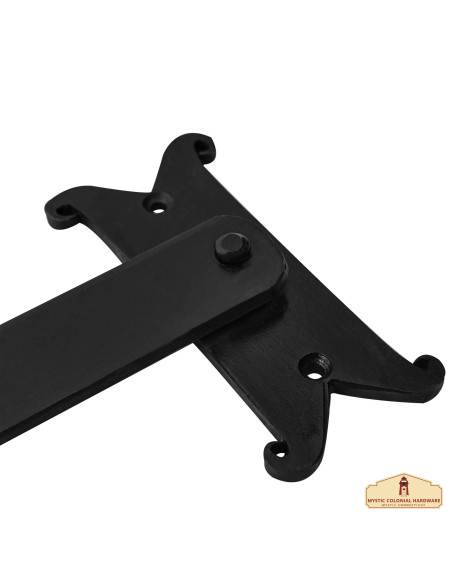 Middelalderlig smedejernsdørlås (27,3...