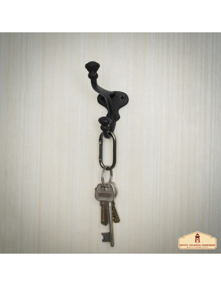 Set mit 2 rustikalen Wandhaken aus...