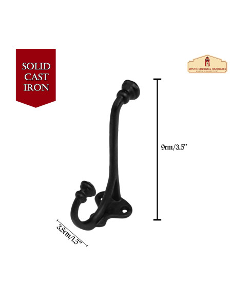 Set mit 2 rustikalen Wandhaken aus...