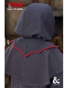 Gugel Brujo Dungeons and Dragons, gris-rojo 2