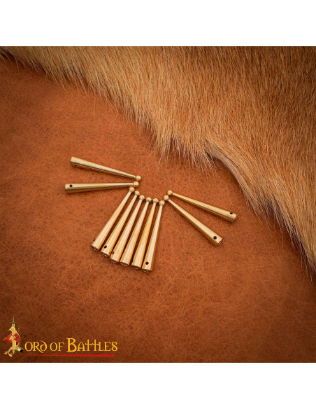 Set van 10 middeleeuwse koperen...