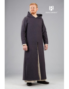 Reaud tuniek met capuchon, grijs