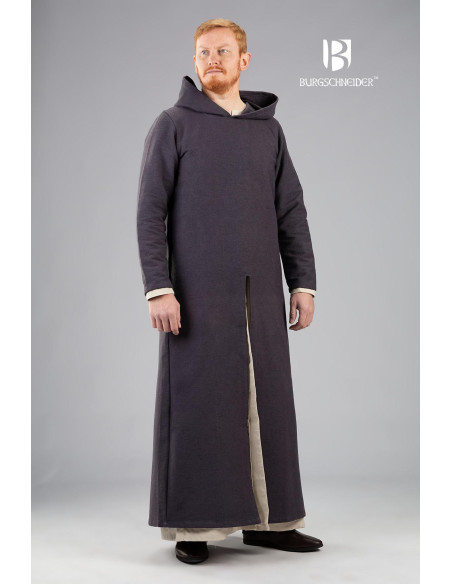 Reaud tuniek met capuchon, grijs