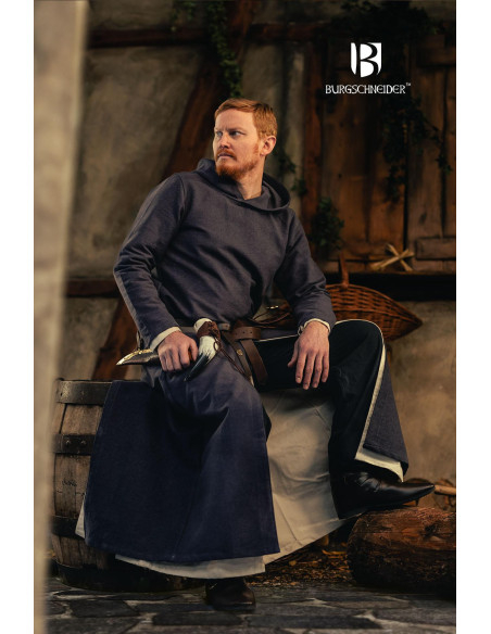 Reaud tuniek met capuchon, grijs