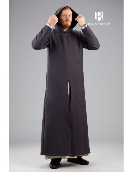 Reaud tuniek met capuchon, grijs