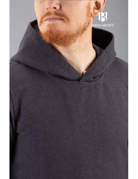 Reaud tuniek met capuchon, grijs