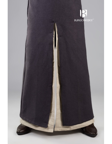 Reaud tuniek met capuchon, grijs