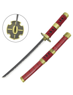 Zoros Sandai Kitetsu Miniatur-Katana – einteilig