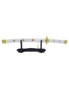 Zoros weißes Enma-Miniatur-Katana – einteilig 2