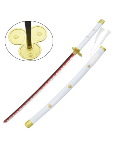 Zoros weißes Enma-Bambus-Katana – einteilig