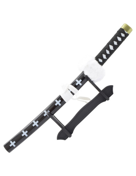 Zwarte Trafalgar Law miniatuur Katana...