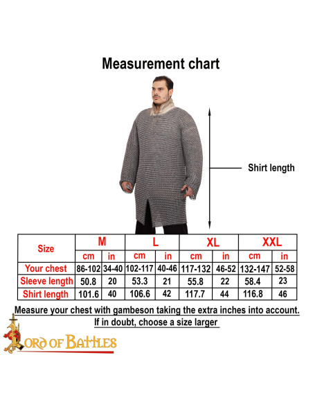 Maliënkolder aluminium ringen Hauberk...