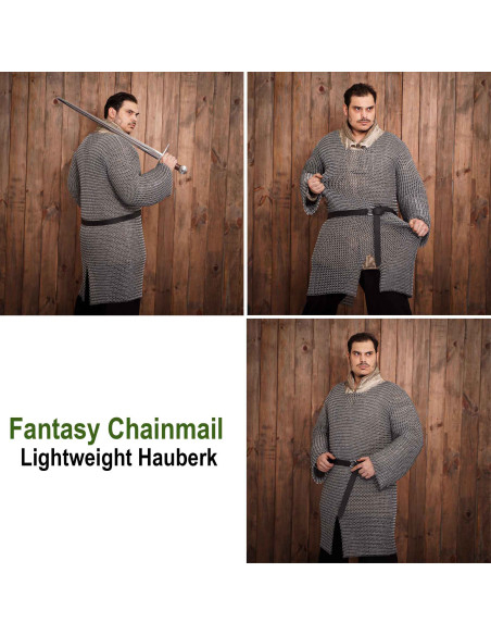 Maliënkolder aluminium ringen Hauberk...