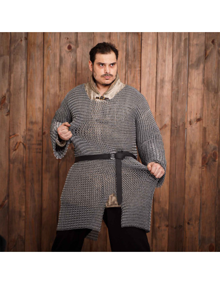 Maliënkolder aluminium ringen Hauberk...