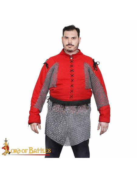 Faldón cota de malla acero dulce...