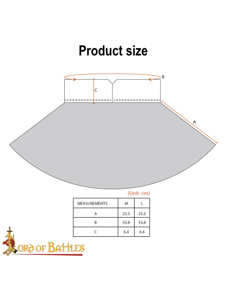 Middeleeuwse maliënkolder van zacht...