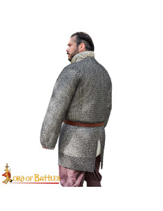 Cota de malla anillas acero dulce modelo Hauberk (8 mm.) 2