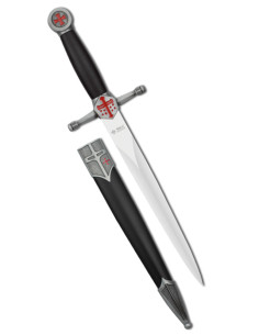 Sierdolk met Tempelierskruis model schede (39,30 cm.)