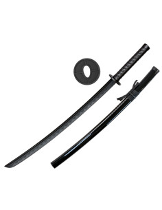 Fiber katana til træning, sort farve (41,70 cm.)