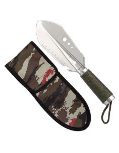 Merk Albainox survivalschep met deksel (26,40 cm.)