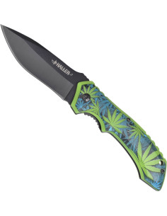 Navaja de campo diseño marihuana (9,5 cm.)