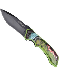 Navaja de campo diseño calaveras (9,5 cm.)