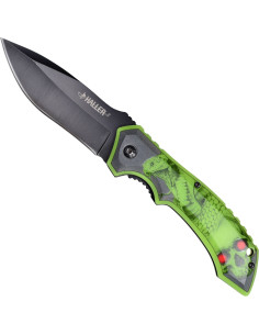 Slange og kranie design feltkniv (9,5 cm.)