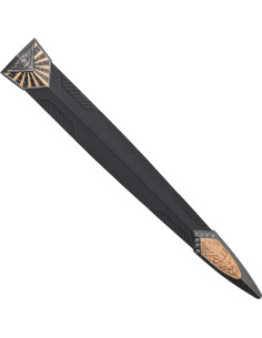 Daga decorativa templaria con vaina (37 cm.) 2