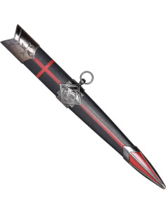 Decoratieve Tempeliersdolk met schede (37,5 cm.) 2
