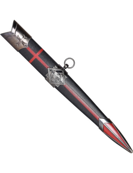 Dekorativ Templardolk med skede (37,5...