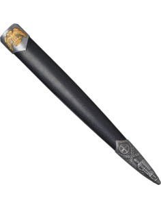 Templar Knight dekorativ Templar dolk med skede (37 cm.) 2