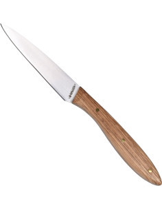 Sæt med 6 knive i zebratræ i en æske (17 cm.)