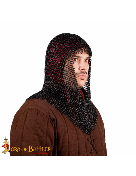 Beul maliënkolder ronde ringen, zwart