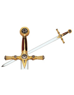 Espada de los masones en Oro