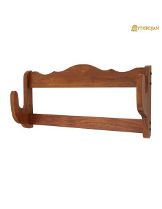 Wandhalterung für Gewehre aus Holz (61 cm.)