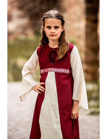 Vestido Piccola Donna bicolor