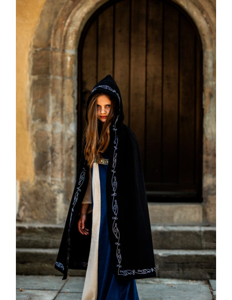 Bomuldskape til børn, med håndbroderi